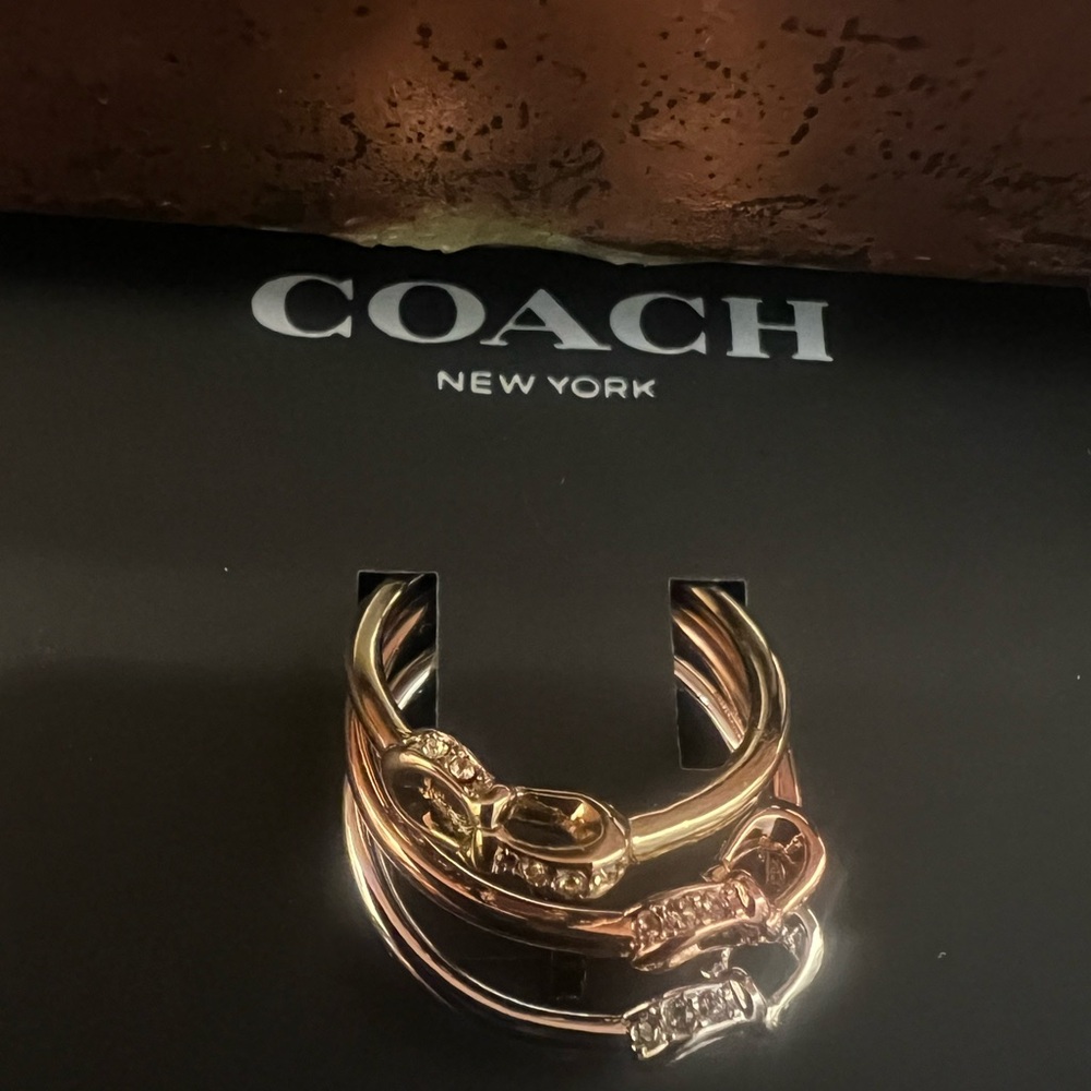 Coach (3) Interchangeable Ring Set - image 4